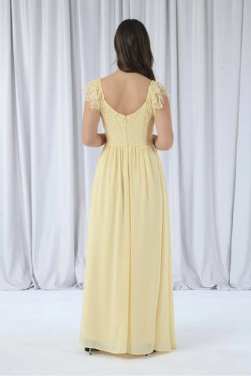 Lemon Wrap Lace Occasional Dress Double Second